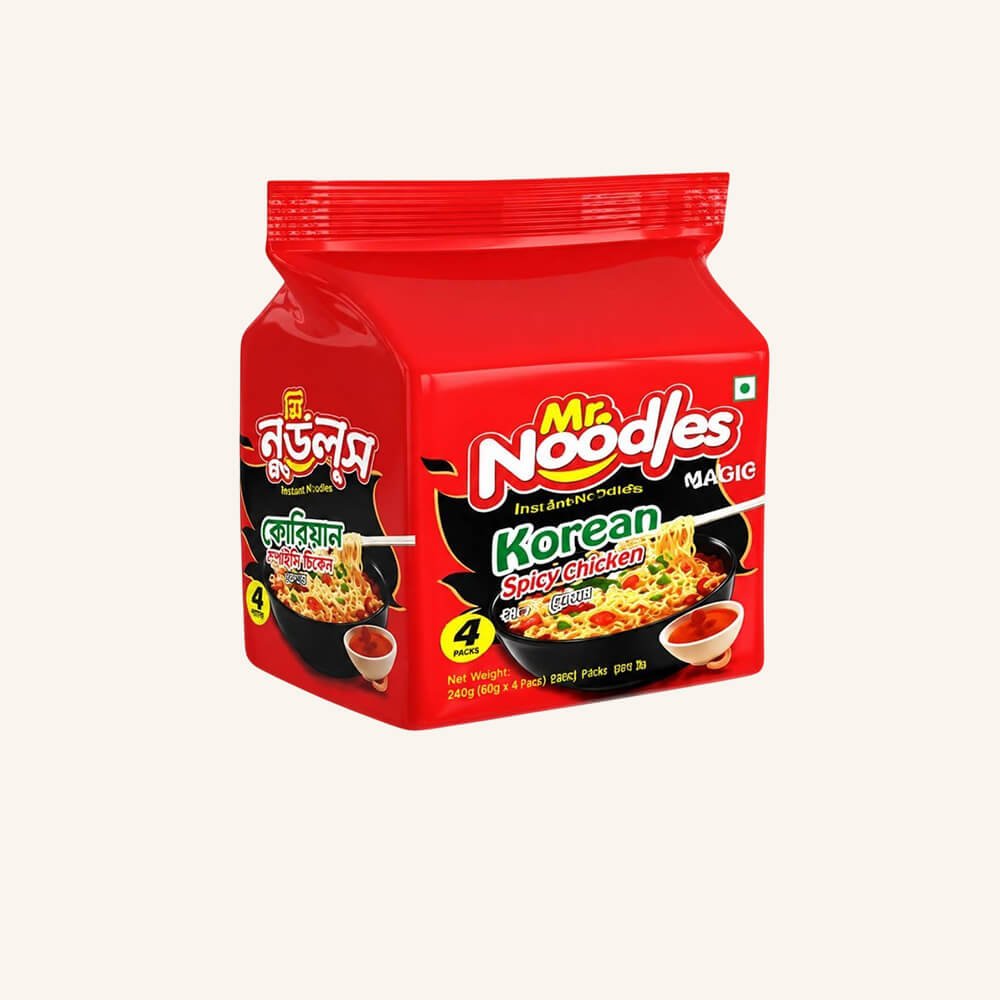 মিস্টার নুডলস কোরিয়ান সুপার স্পাইসি — ৪ পিস